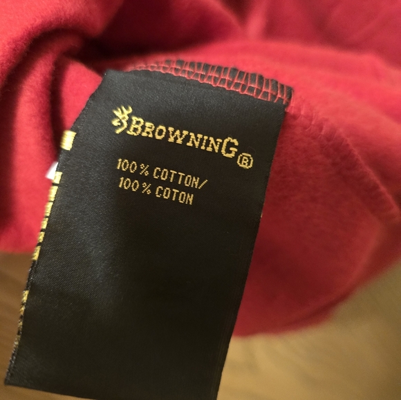 NEW Browning Men's Red Christmas Sweater Size Small - Picture 5 of 6